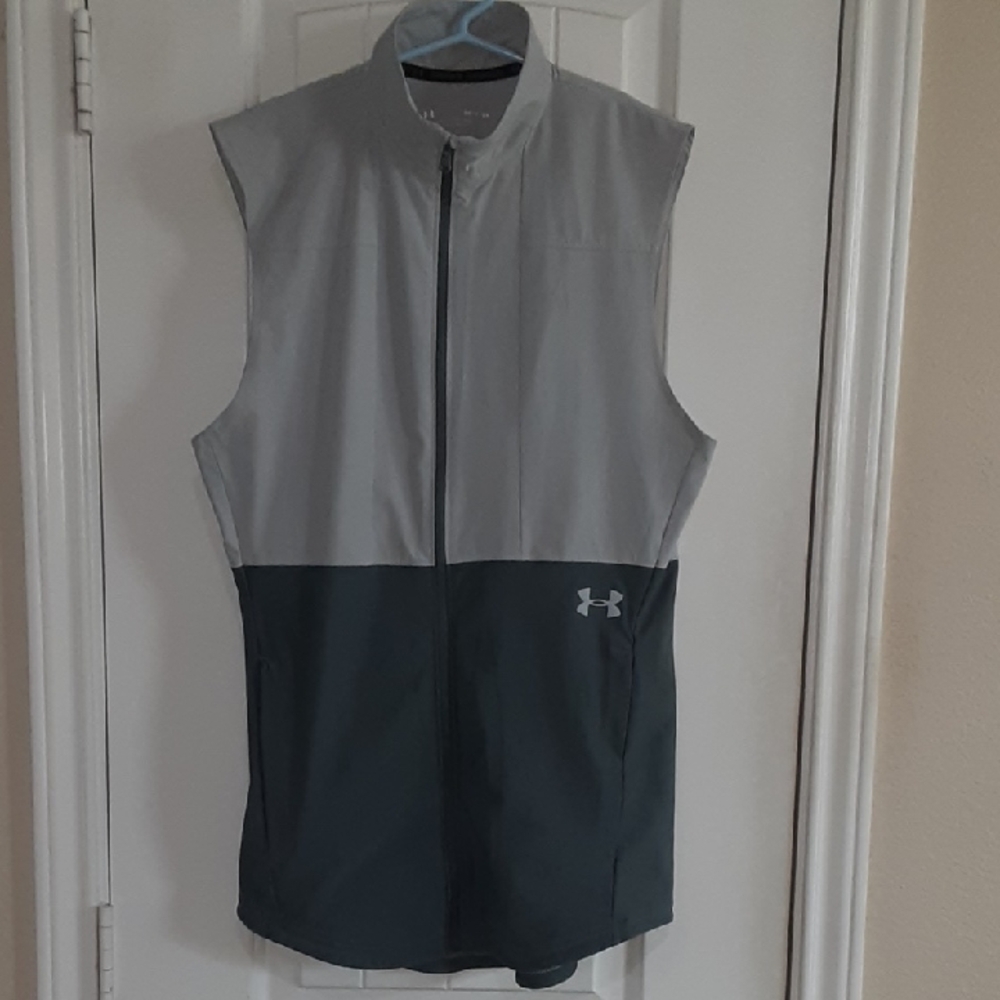 Under Armour Vanish Hybrid Vest - Men's Small - Silver/Grey